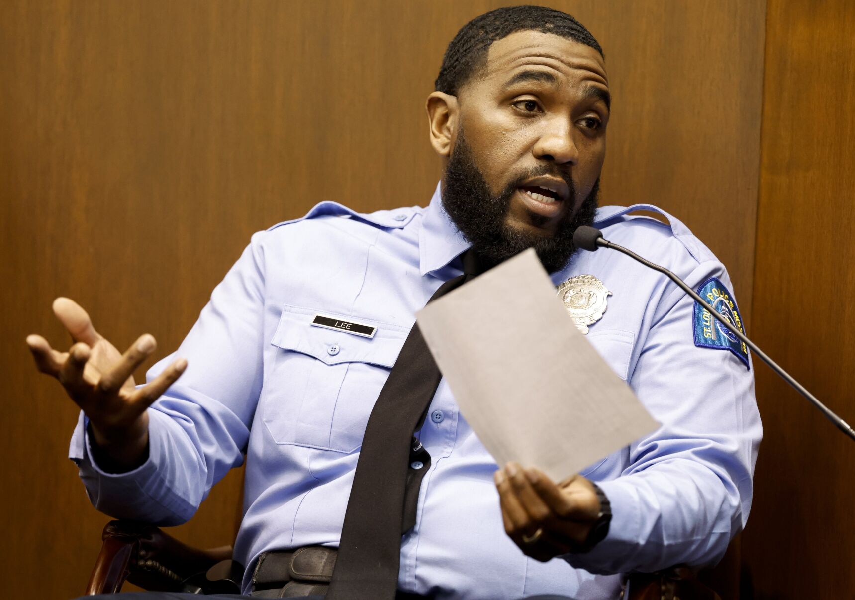 St. Louis police Officer David Lee